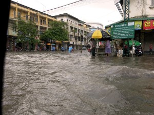 flood, rain, Phnom Penh, Cambodia