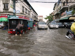 Phnom Penh, flood, rain, Cambodia, rainy season